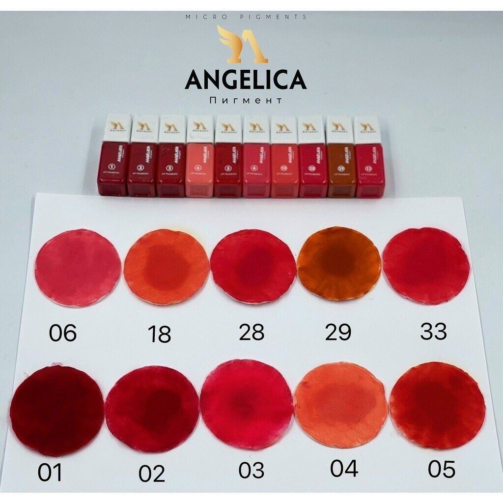 Mực Phun Xăm Angelica Tem Đen Nhập Khẩu Nga . Dung Tích 10ml